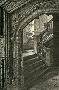 Escalier vers la chapelle et l