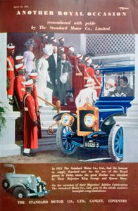 Publicité pour voiture Standard, 1935 - Unbekannt