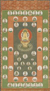 Mandala étoilé, période Edo, 1615-1868 - Unbekannt