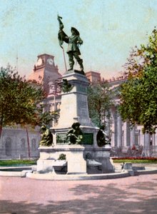 Statue de Paul Chomedey de Maisonneuve, Montréal, 1904