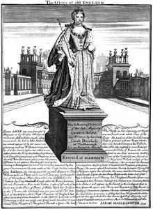 Statue de la reine Anne 1665-1714, palais de Blenheim, Oxfordshire, 1738 - Unbekannt