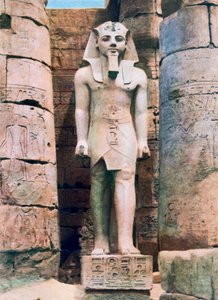 Statue de Ramsès II, Louxor, Égypte, XXe siècle