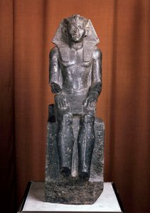 Statue du pharaon Amenemhat III, 19e siècle av. J.-C. - Unbekannt