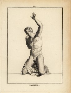 Statue de Narcisse, beau chasseur de la mythologie grecque - Unbekannt
