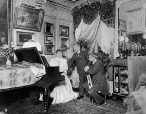 Stéphane Mallarmé, poète et critique français, vers les années 1890 - Unbekannt