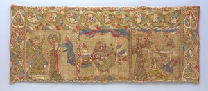 Étole avec le martyre de Sainte Catherine, allemand, vers 1200 - Unbekannt