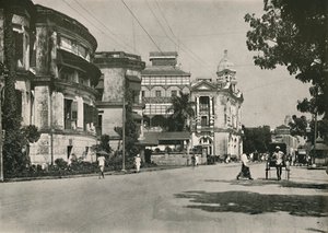 Strand Road, Rangoon. - Bureau de poste, Banque impériale de l