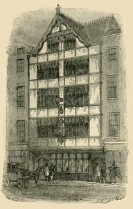 Façade de rue de Crosby Hall, vers 1872 - Unbekannt