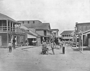 Rue à Key West, Floride, USA, vers 1900 - Unbekannt