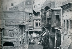Rue à Lahore, la capitale du Panjab, vers 1942 - Unbekannt