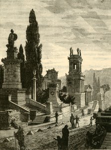 Rue des Tombeaux à Athènes, restaurée, 1890 - Unbekannt
