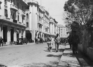Scène de rue, Casablanca, Maroc, vers 1920-1930 - Unbekannt