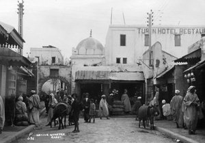 Scène de rue, Rabat, Maroc, c1920s-c1930s - Unbekannt