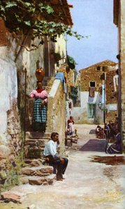 Scène de rue, Taormina, Sicile, Italie - Unbekannt