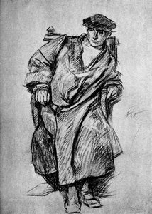 Étude pour une robe, Cour d