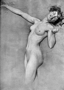 Étude pour Le Matin des vendanges, par Herbert James Draper, 1899 - Unbekannt