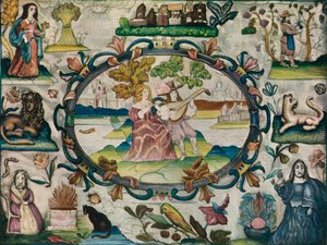 Image de Stump Work, période jacobéenne, vers 1615 - Unbekannt