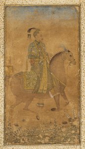 Sultan Abdullah Qutb Shah 1614-74 à cheval, vers 1635 - Unbekannt