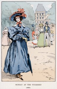 Dimanche aux Tuileries, 1831, 1898