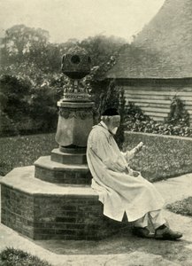 Cadran solaire dans le jardin à Limnerslease, et... G. F. Watts, Esq., R.A., vers 1890s, 1902 - Unbekannt