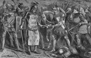 Reddition du roi de France à Poitiers, septembre 1356, vers 1880