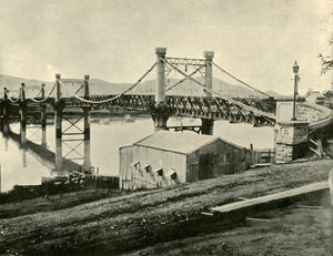 Pont suspendu, sur le Fitzroy, 1901 - Unbekannt