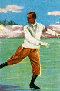 Patineur artistique suédois Gillis Grafström, 1928 - Unbekannt