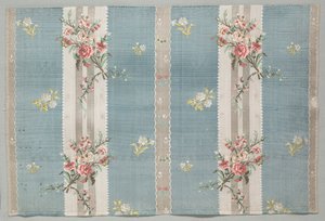 Fragment de taffetas, fin des années 1700 - Unbekannt