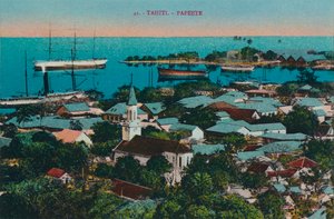 Tahiti. Papeete, vers 1920