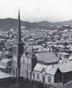 Te Aro, depuis Terrace, Wellington, fin 19e-début 20e siècle - Unbekannt