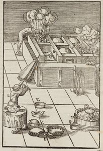 Technique et instruments pour chauffer le minerai d