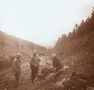 Télégraphistes, Somme, nord de la France, vers 1914-1918 - Unbekannt