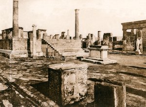 Tempio di Giove, Pompéi, Italie, années 1900