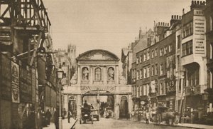Temple Bar : La frontière de la ville dans le Strand en 1878, vers 1935 - Unbekannt