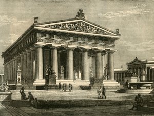 Temple à Paestum, restauré - Unbekannt