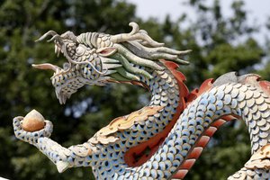 Temple des Mille Bouddhas. Congrégation Dashang Kagyu Ling. Dragon, La Boulaye, France