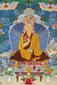Temple des Mille Bouddhas congrégation Dashang Kagyu Ling Peinture Kalou Rinpotche, La Boulaye, France - Unbekannt