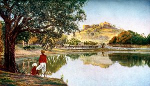 Temple de la déesse Parvati, épouse de Siva, au sud-ouest de Pune, Maharashtra, Inde, c1924 - Unbekannt