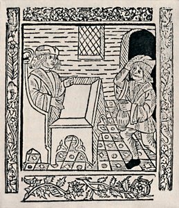 Locataire payant le loyer, 1523, 1903