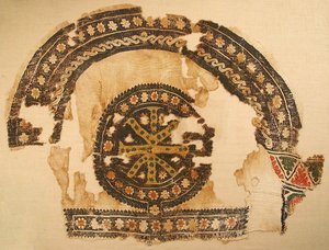 Fragment de Tissu, Byzantin, 5ème-6ème siècle - Unbekannt