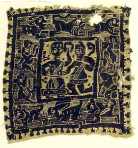 Fragment de textile, copte, début du 6e siècle - Unbekannt