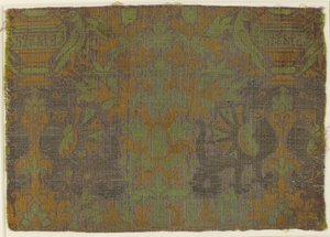 Textile avec plantes et animaux, italien, 15ème siècle - Unbekannt