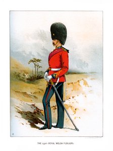 Le 23e Royal Welsh Fusiliers, vers 1890