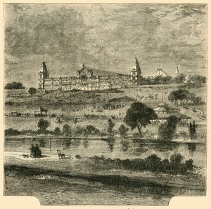 Le palais Alexandra 1876, vers 1876