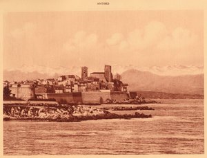 La crête des Alpes et Antibes, 1930 - Unbekannt
