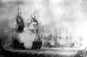 La bataille du cap Saint-Vincent, 19e siècle - Unbekannt