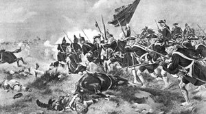 La bataille de Dettingen, 16 juin 1743, 1910 - Unbekannt