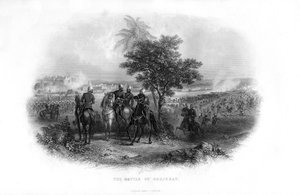 La bataille de Goojerat, 1849, 19e siècle - Unbekannt