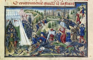 La Bataille de Hastings, tirée de la Grande Chronique de Normandie par Yates Thompson - Unbekannt