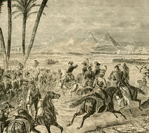 La Bataille des Pyramides, 1798, 1890 - Unbekannt